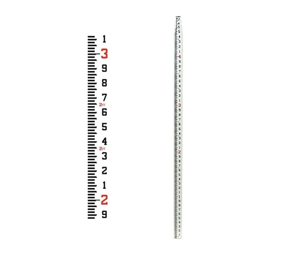 🔥 Seco Rectangular Crain CR Series Leveling Rod 20' 92032 🔥