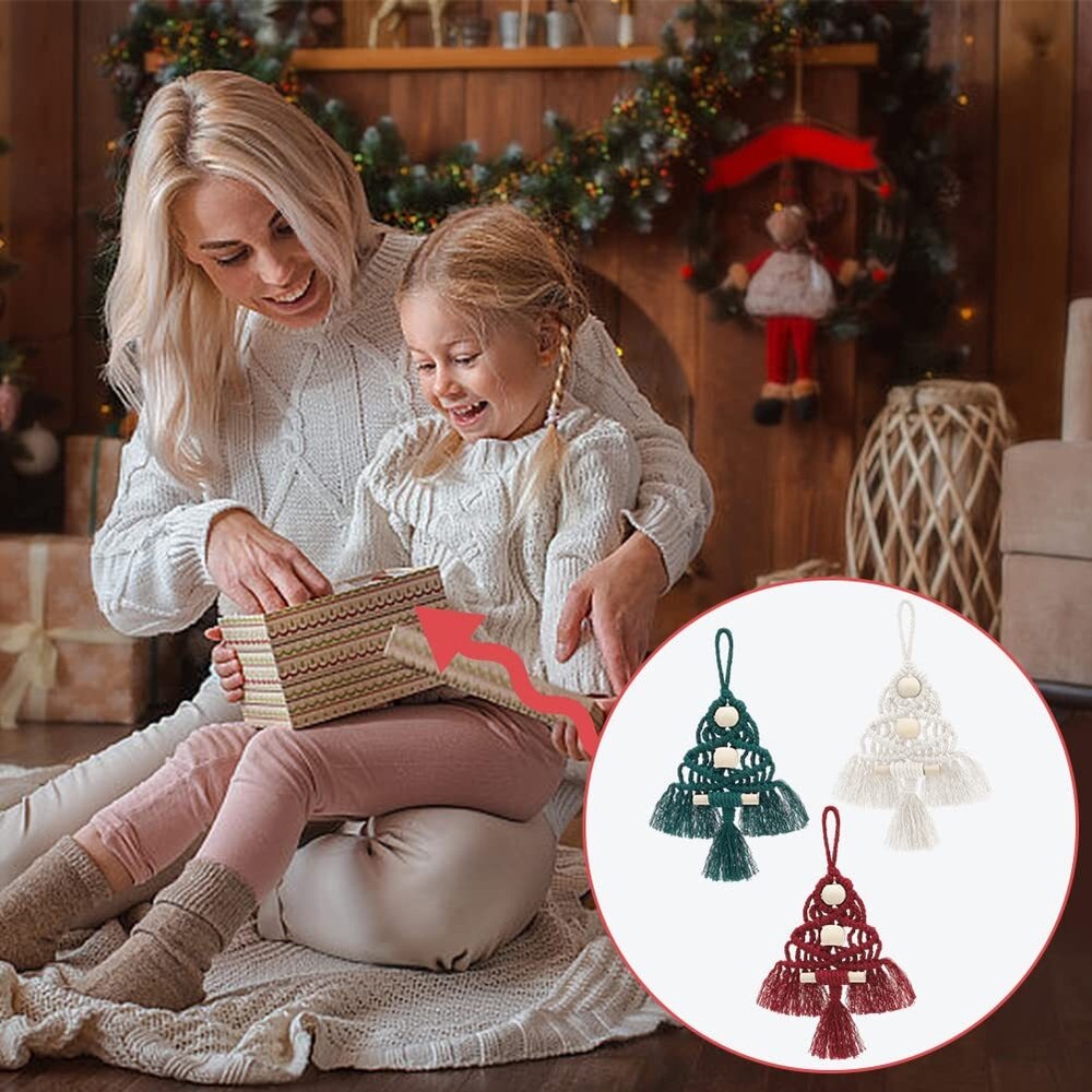 DIY Christmas Macrame Tree Christmas Tree Macrame Kit for Adults Macrame DIY ...