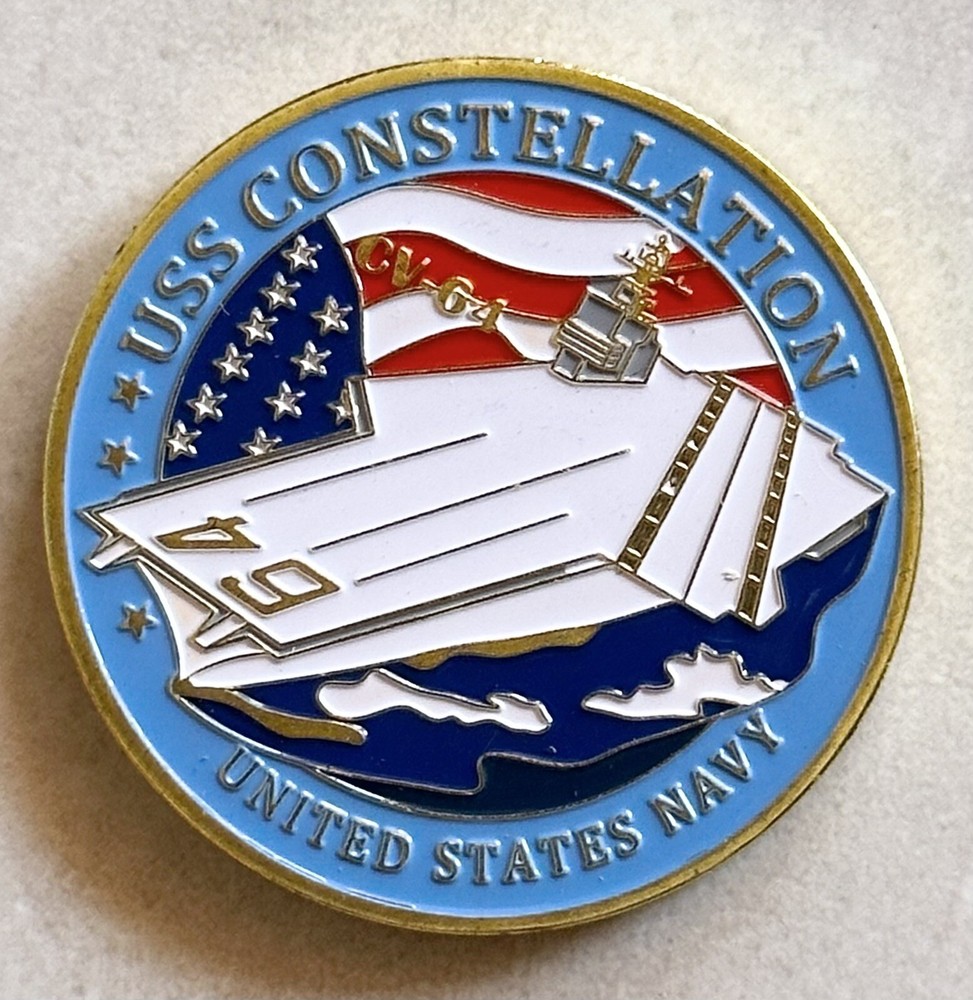 US NAVY USS CONSTELLATION CV-64 Challenge Coin