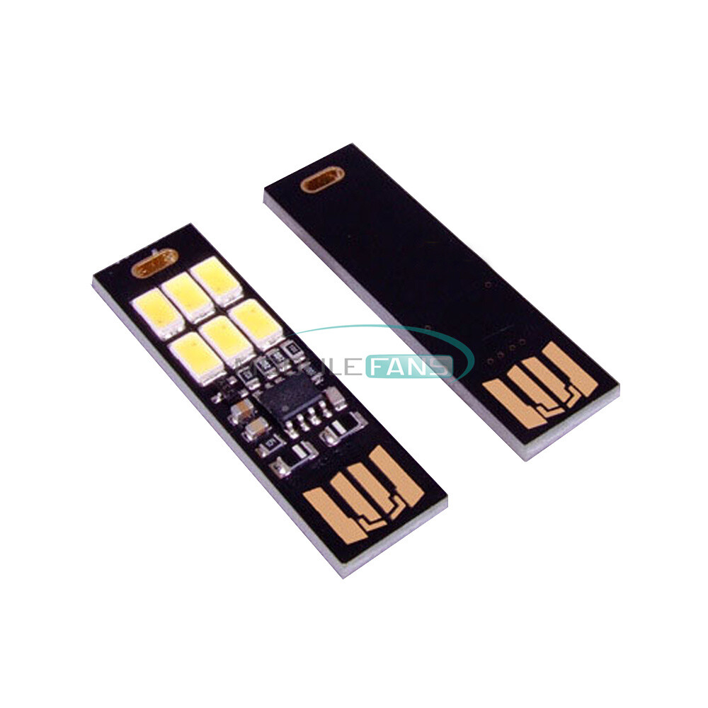 Mini Portable USB 6LED Light Touch Sensor Dimmable Night Light Module