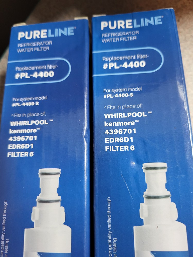 Pureline PL4400 Replacement Filter for Whirlpool 4396701 EDR6D1 Filter 6 (2 Pack