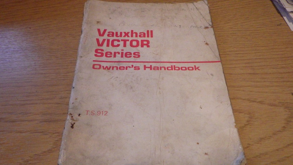 Vauxhall Victor owners manual