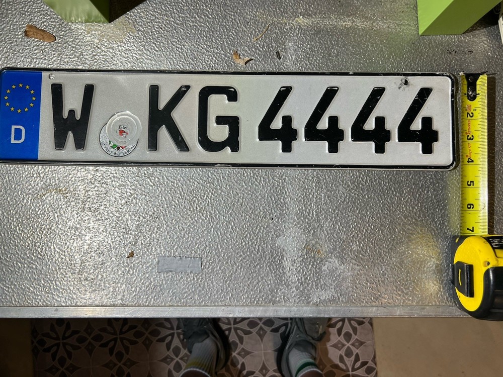 Foreign License Plate