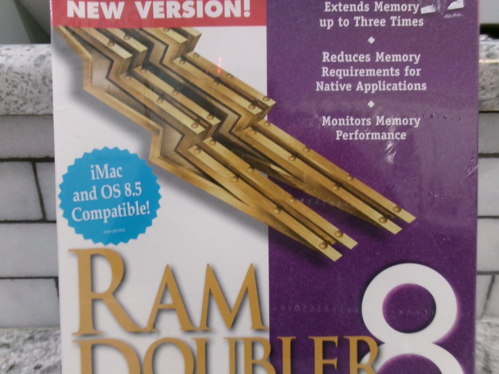 Connectix RAM Doubler 8 Software, Mac OS, Vintage, 1994, Un-Opened