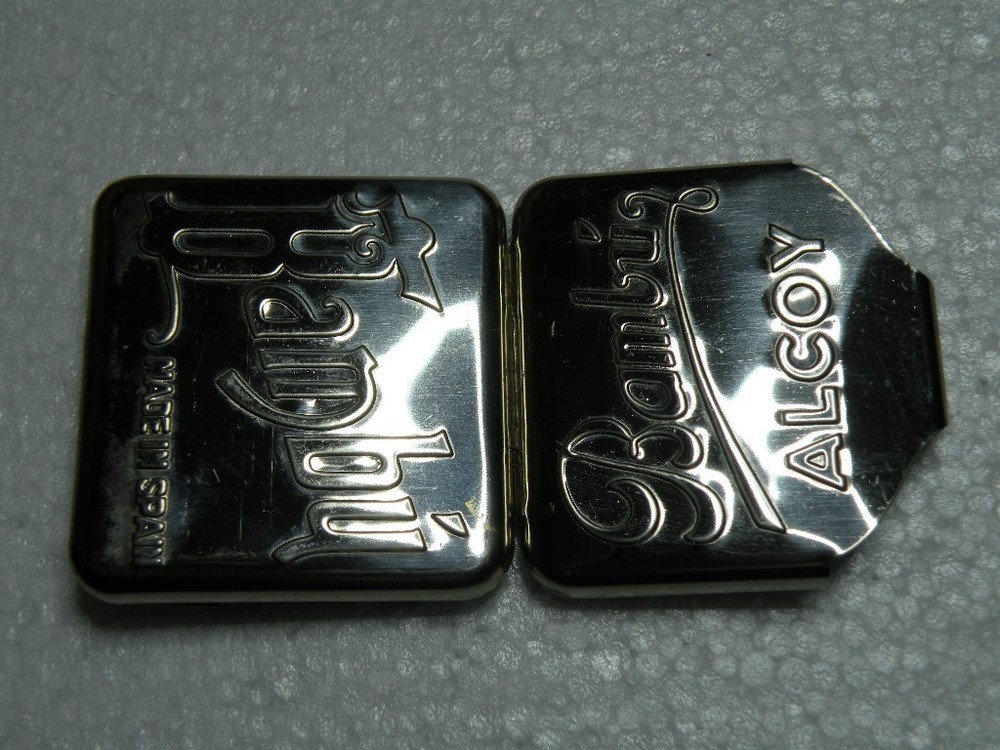 Vintage Bambu Cigarette Rolling Papers Metal Case Rust-Free NOS!