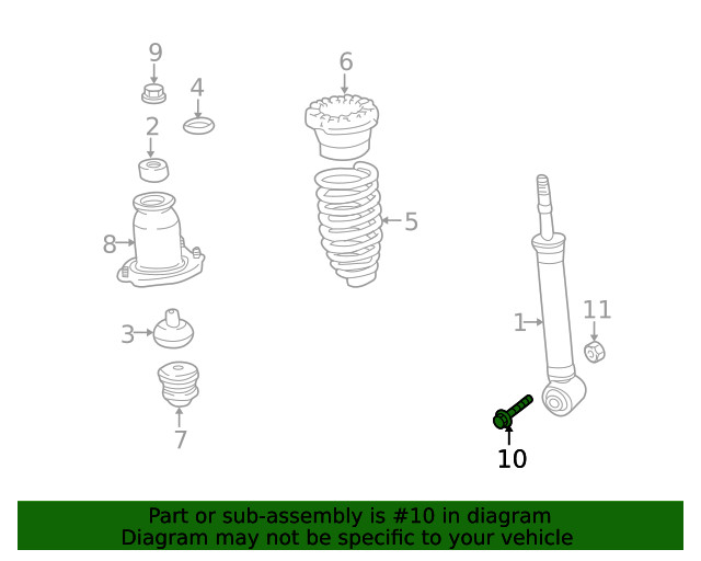 Genuine GM Mount Bolt 19204127