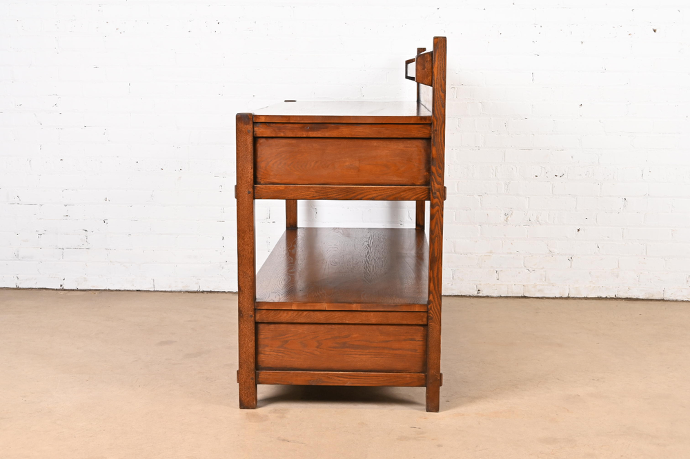 Gustav Stickley Style Mission Oak Arts & Crafts Sideboard or Buffet Server