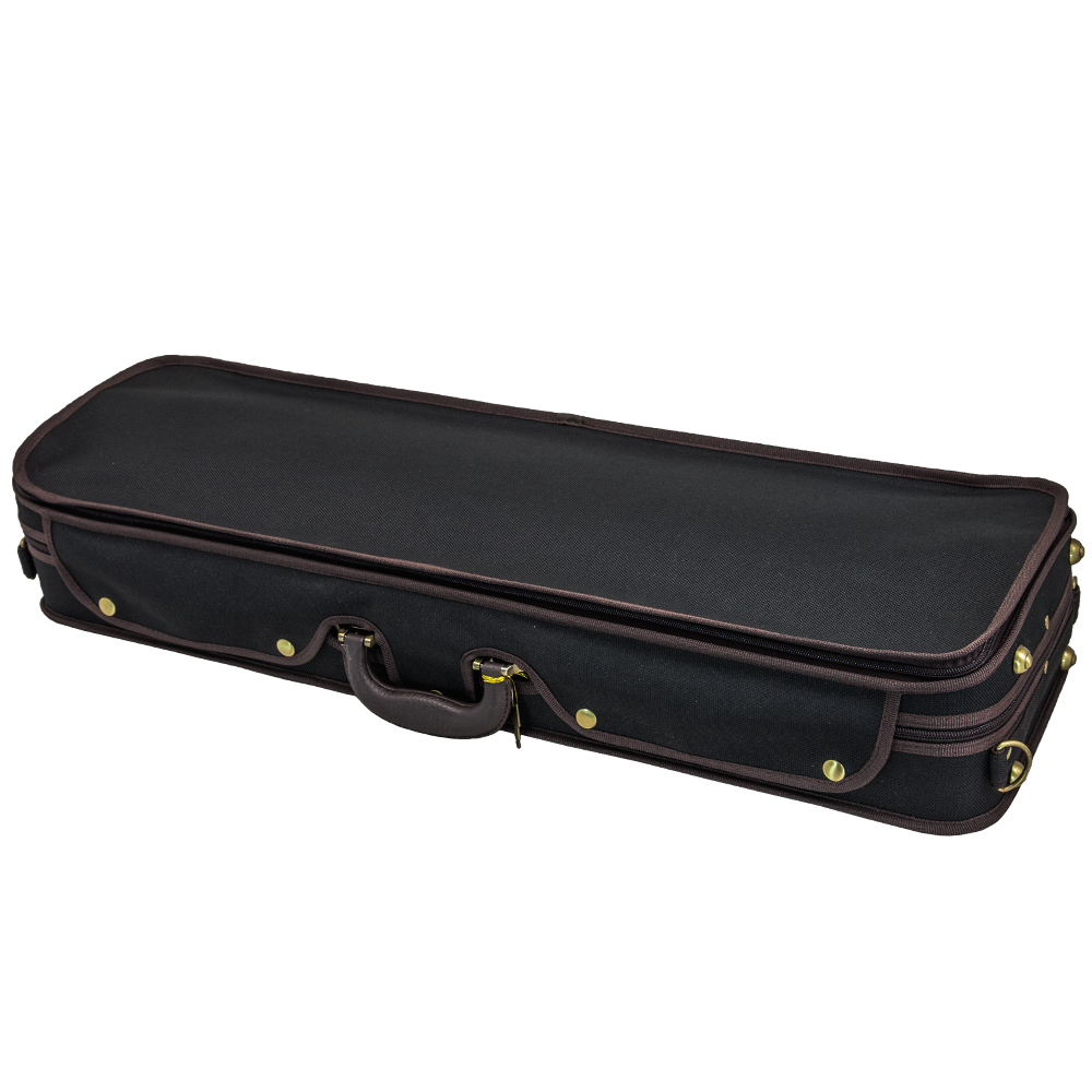 Luxury Euro-Style 4/4 Violin Case Oblong Solid Wood