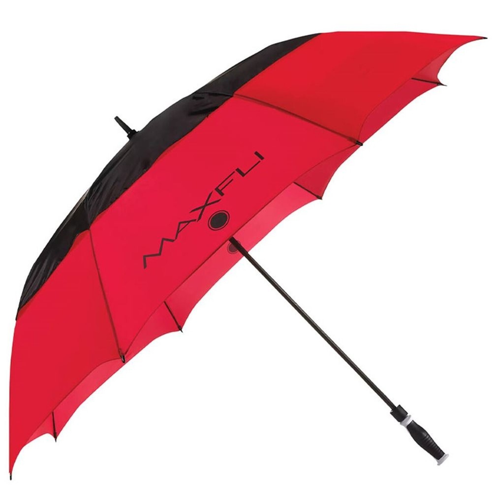 Maxfli 68" Dual Canopy Umbrella - Black/Red