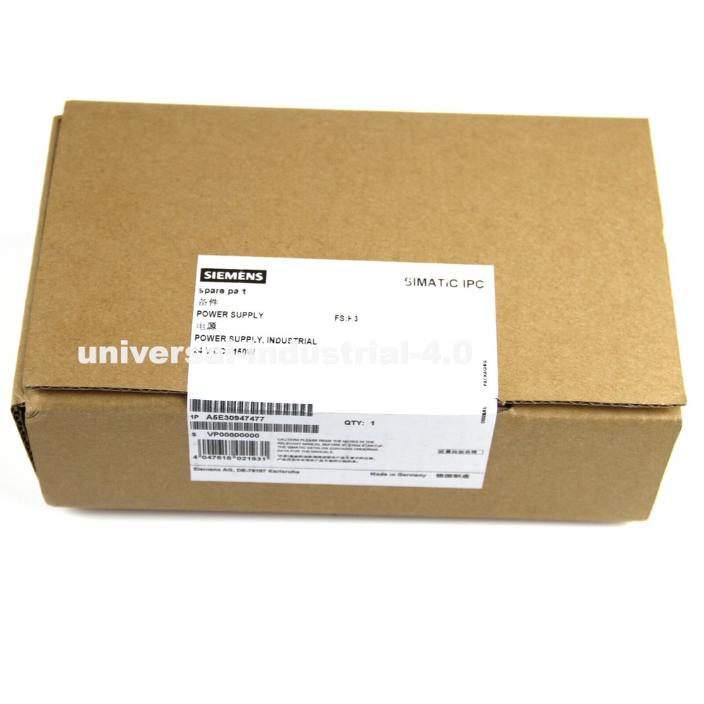 One Brand New Siemens A5E30947477-H3 PCU50 Power Supply A5E30947477