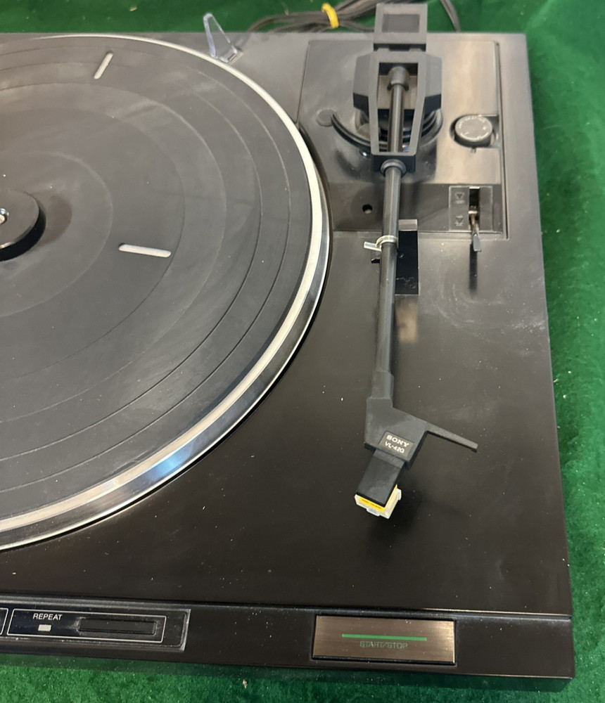 Sony PS-LX435 Stereo Full Automatic Turntable System Record Player TESTED