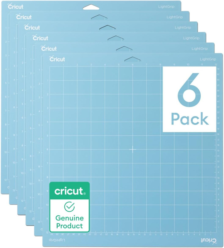 Lightgrip Cutting Mat Pack (6 Count, 12In X 12In) - for Explore & Maker Machines