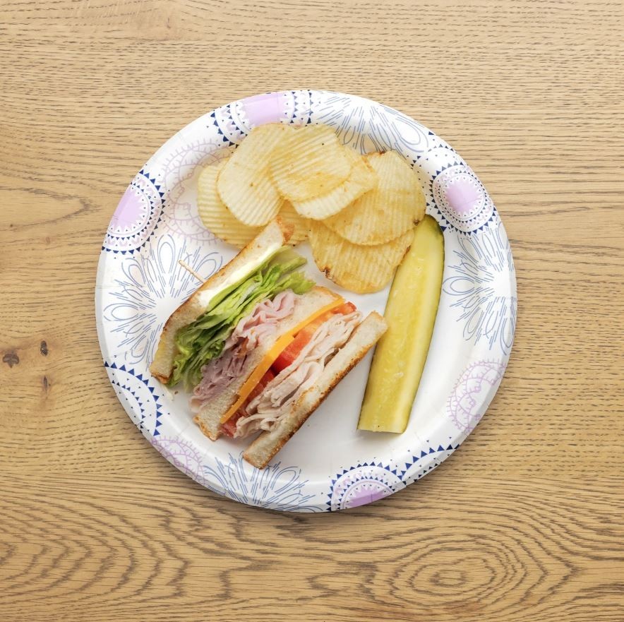 Great Value 8.5" Everyday Disposable Paper Plates, 100 Count