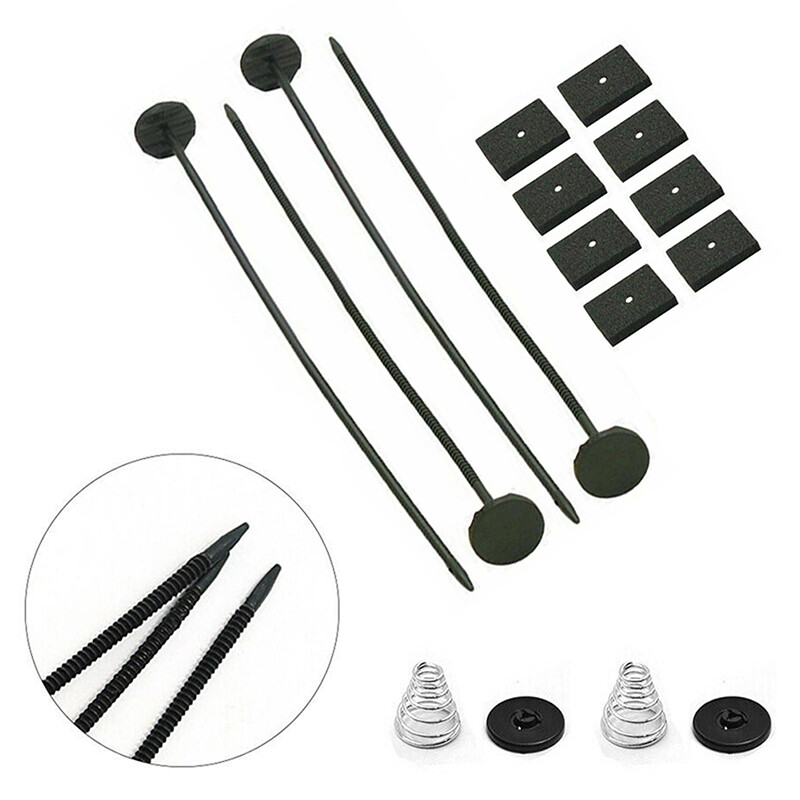 2-Pack Universal Electric Radiator Fan Mounting Kit–Include Zip Tie, Straps&Tabs