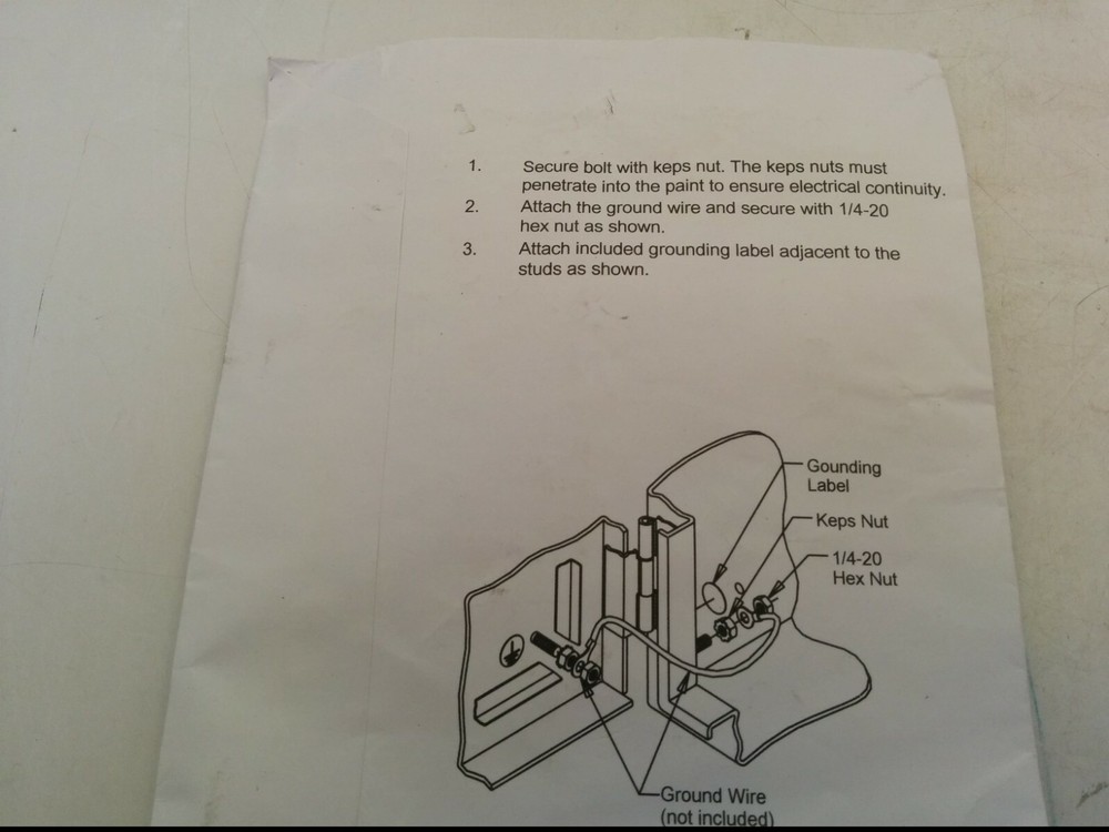 HOFFMAN 99411400 GROUNDING KIT, NIB