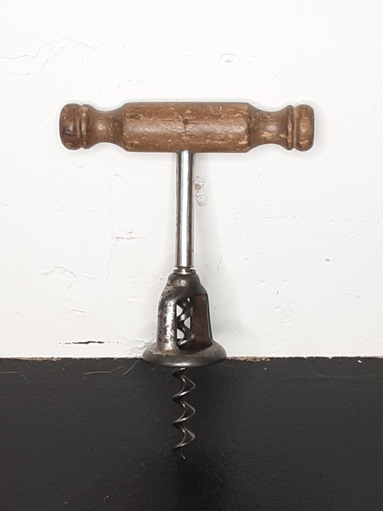 Vintage Williamson’s Wood Handle Power Corkscrew