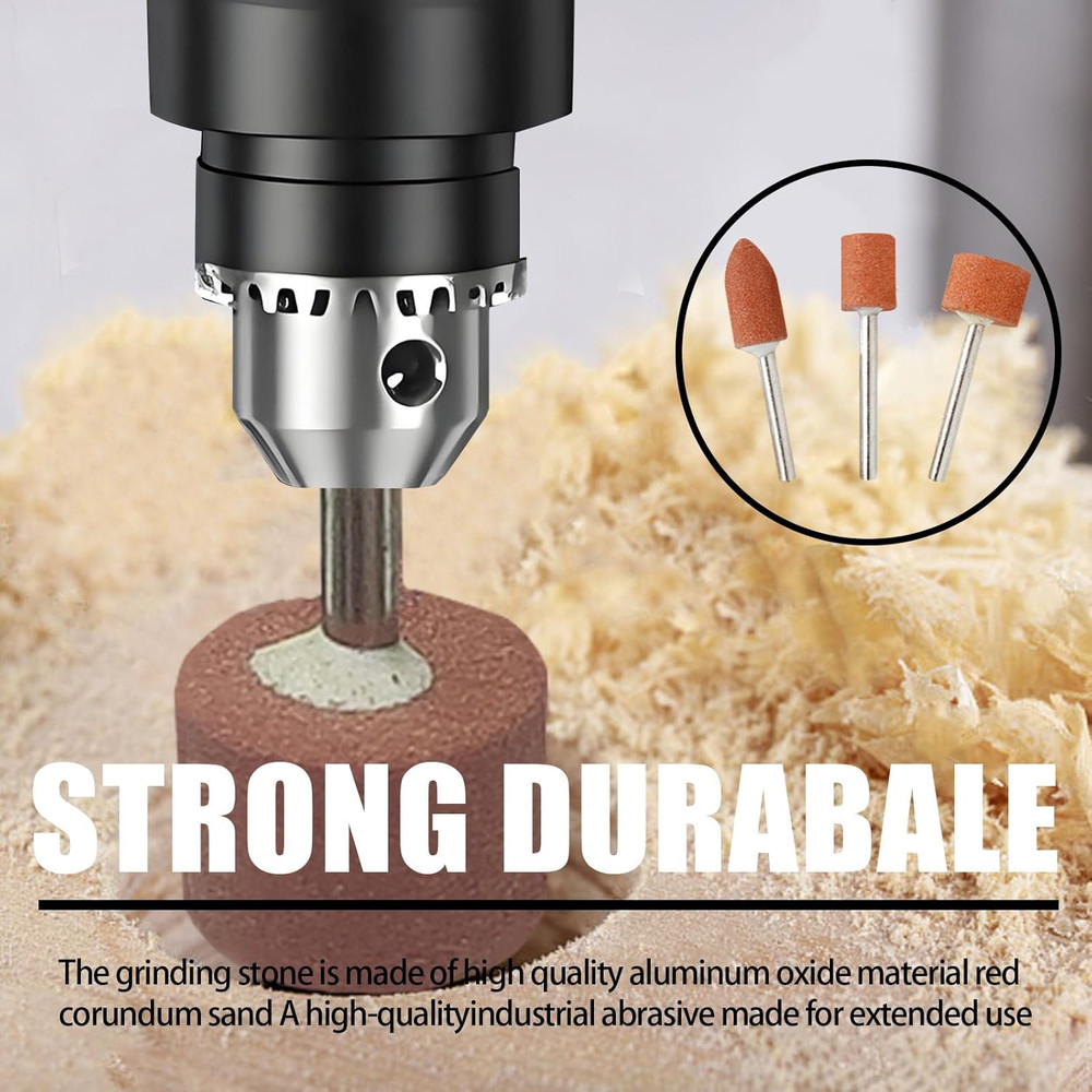 30Pcs Sanding Bits for Dremel Rotary Tool Grinding Stones Sanding Drill Bits wit