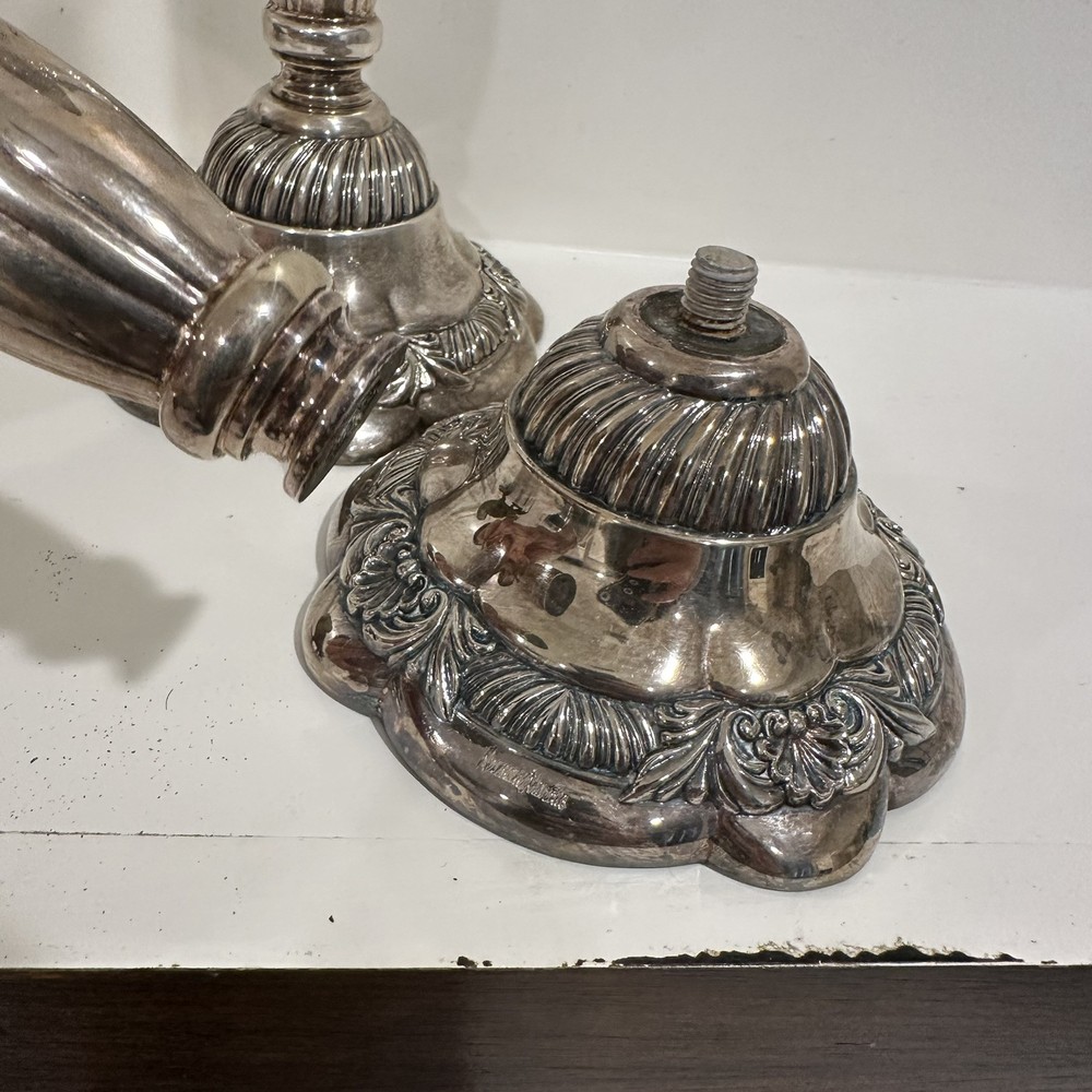 Neiman Marcus 1960s Italian Baroque Candlesticks SET/2