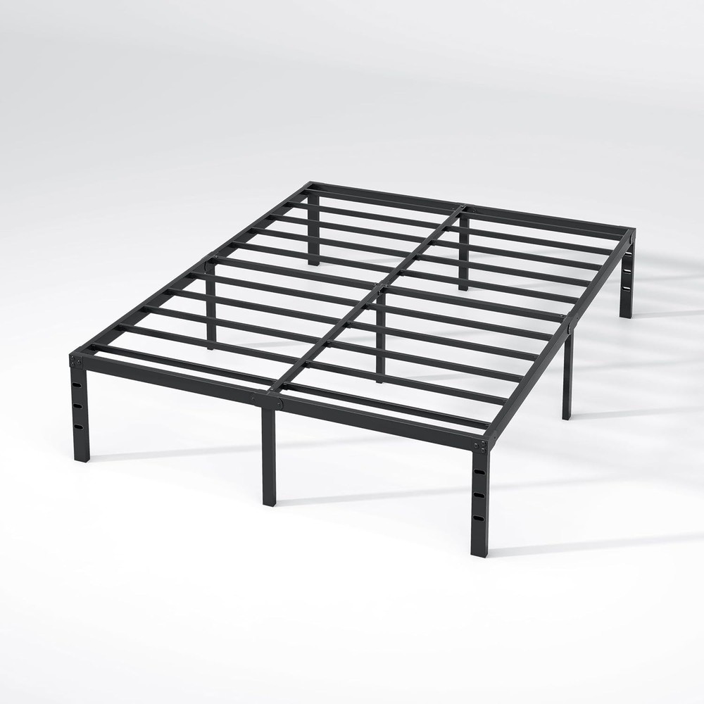 Metal Bed Frame,Full Size Bed Frame with Storage Space,Heavy Duty Sturdy