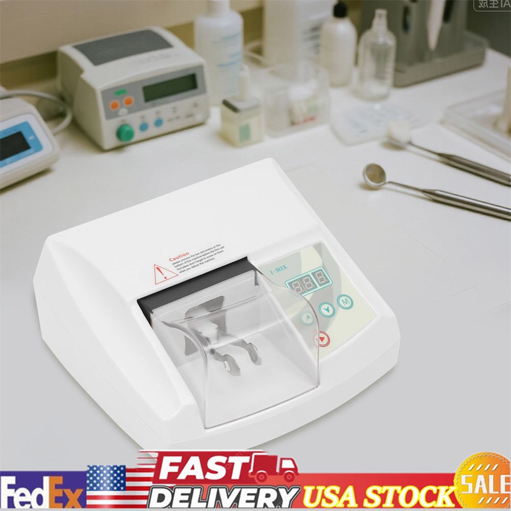 Dental Lab Digital Amalgamator Amalgam Capsule Mixer Triturator Speed Adjustable