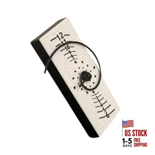 Spirals Fibonaccis Rectangular Wall Clock Combining Black and White
