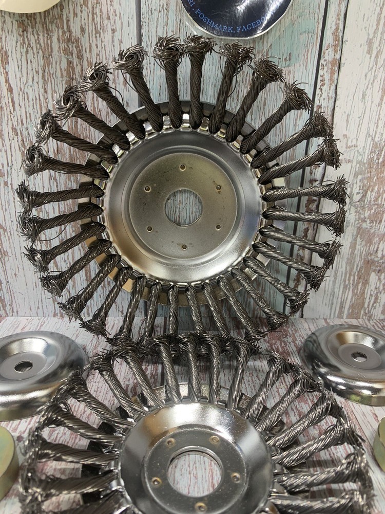 8 Inch Derusting Weeding Wheel Twisted Wire