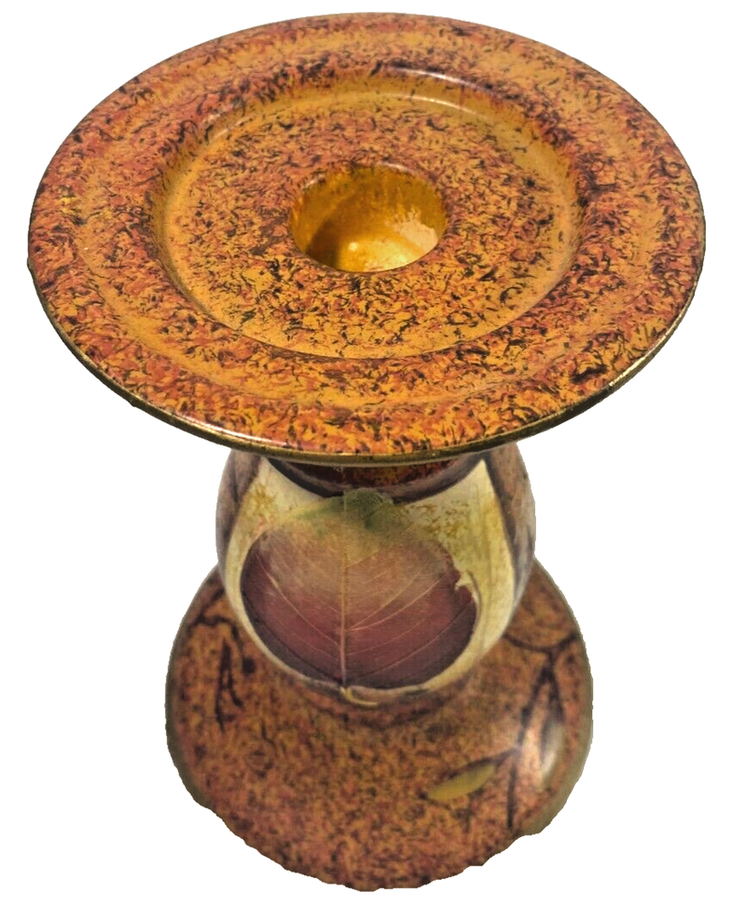 Vines / Leaves Candlestick Candle Holder 8.5"