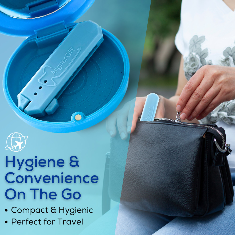 Clear Aligner & Retainer Remover Tool Compact Retractable for Invisalign Braces