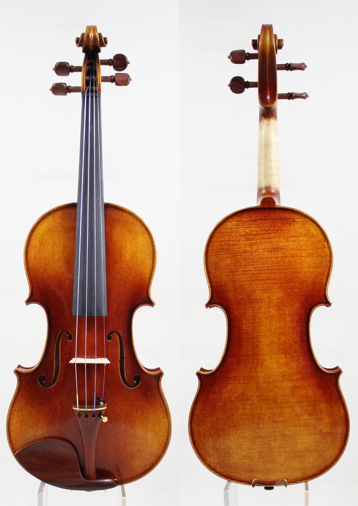 1 Pc Back!A Great Stradivari Messiah Style 4/4 Violin!Master tone! M8087