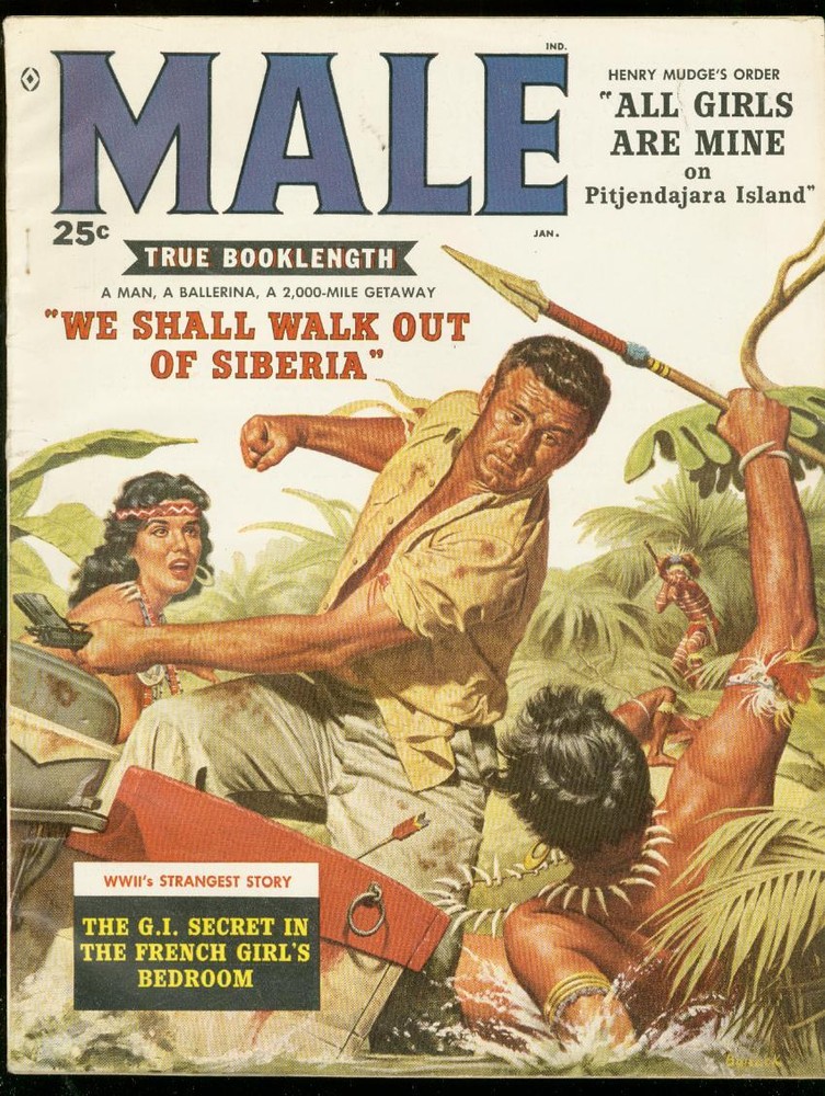 Male--January 1959--Pulp Magazine----FN