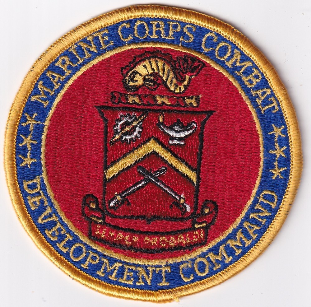 Marine Corps Combat Development Command patch mid 1990s make