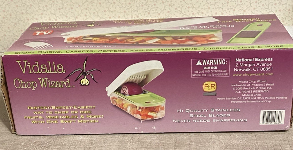 VIDALIA CHOP WIZARD NEW IN BOX