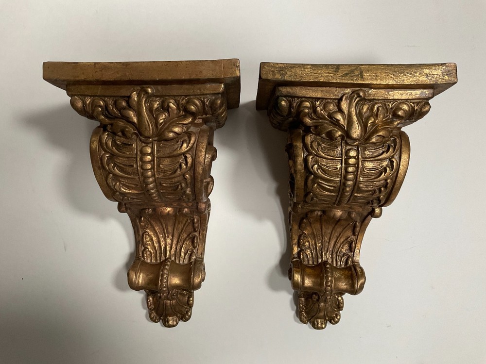 Renaissance Style Corbel Wall Shelf Bracket Vintage