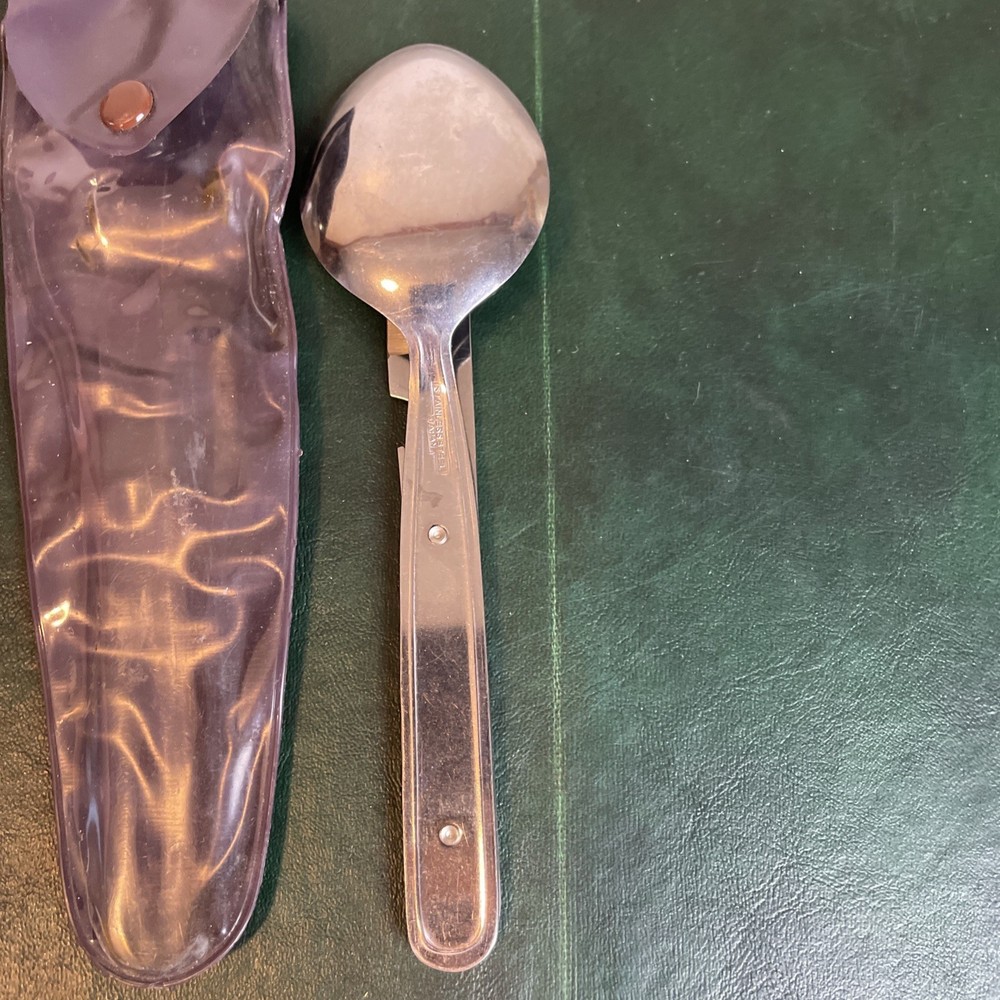 Camping Utensil Set Nesting Knife Fork Spoon