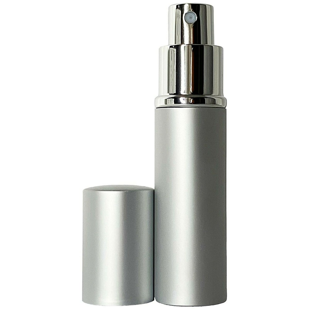 10ml 0.34oz empty perfume glass spray deluxe bottles silver casing