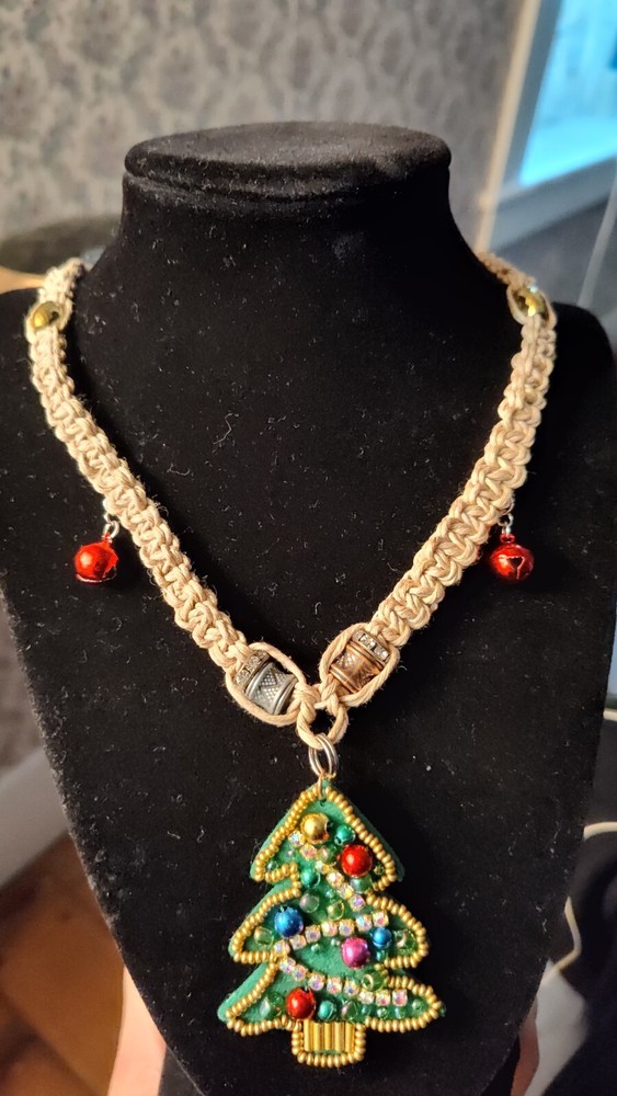 handmade hemp necklace Christmas Tree Stocking Stuffer