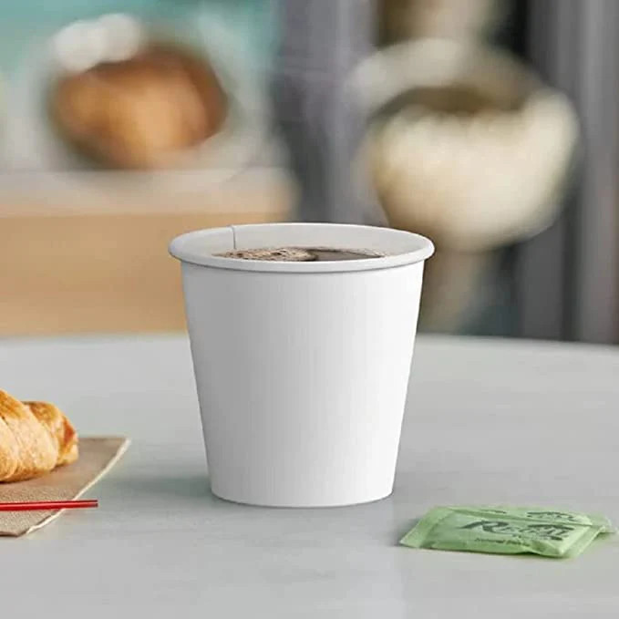 1000 Pack Disposable Poly Paper Hot /Cold Coffee Tea Cups Only 12 Oz Case White