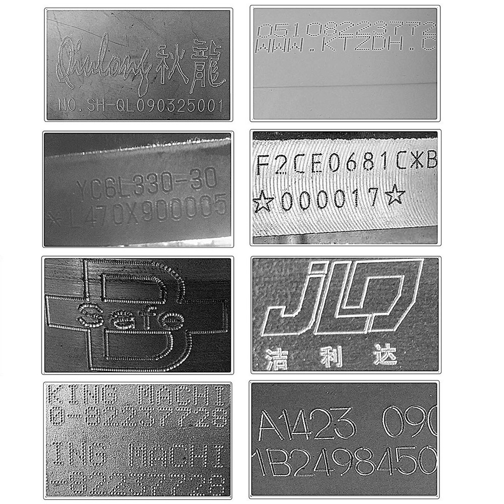 Portable Handheld Pneumatic Dot Peen Marking Machine for VIN Code 80mmx25mm