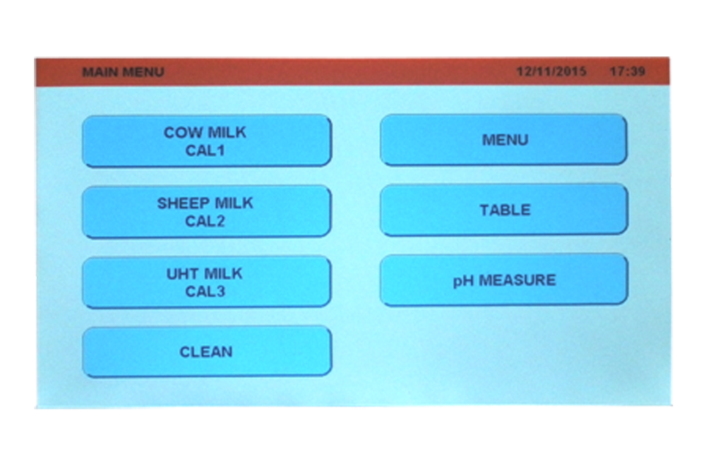 Milk analyzer Master Pro Touch, portable Lab Equipment