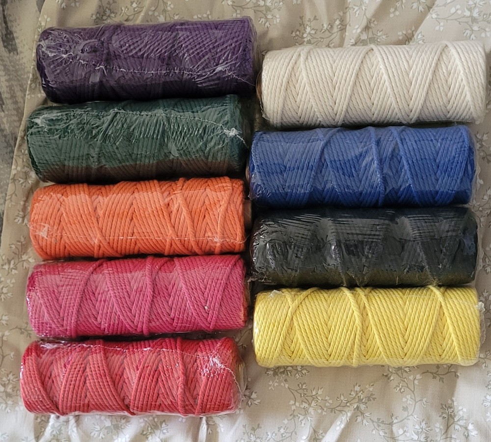 Large Lot Of Macrame