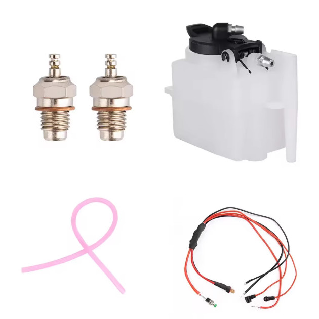 L200AC 4-Stroke 7cc 2-Cylinder Nitro mini Engine Kit & Ignition Module Model DIY
