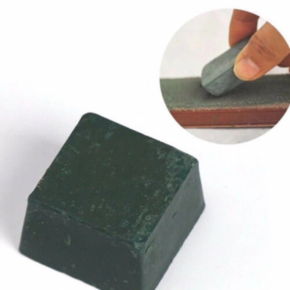 3PC Leather Strop Sharpening Abrasive Polishing Compound Wax Balm Paste Razors