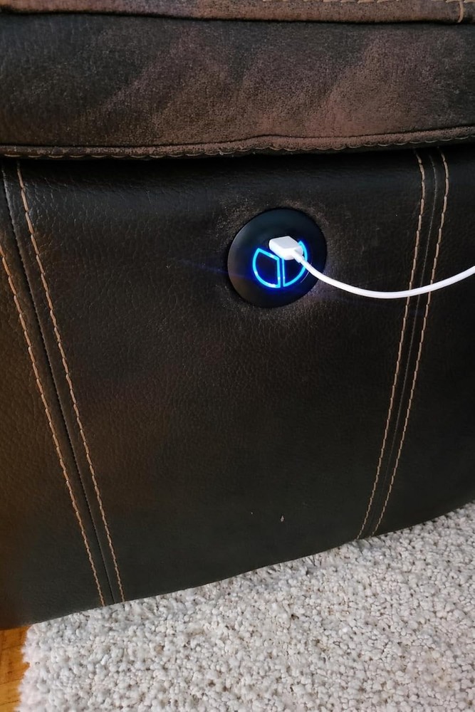 Modern USB Hand Control for Recliners - 2-Button Design for Enhanced Experience