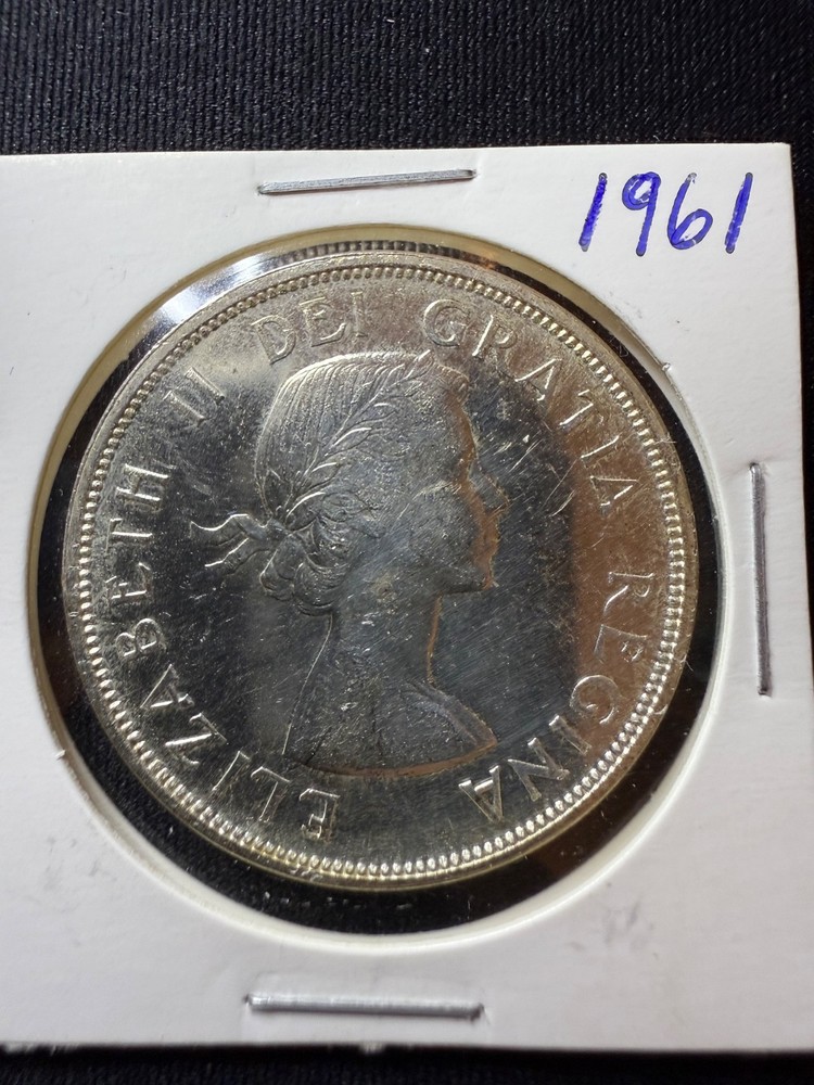 1961 Canada Silver Dollar Coin