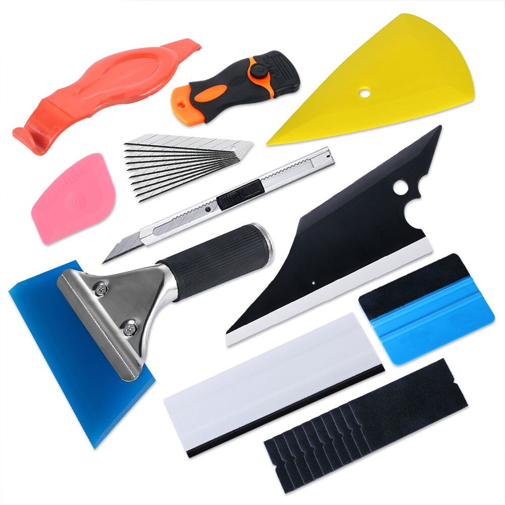 Professional Auto Car Window Tint Tools Kit Decals Wrap Application Squeegee USA