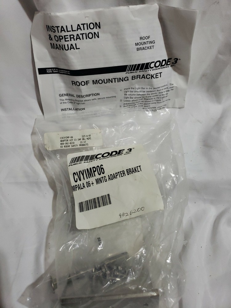 Code 3 Strap Kit for Chevy Impala