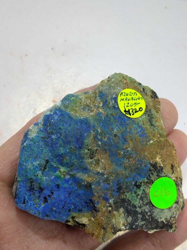 C16...Azurite/Malachite...Morocco