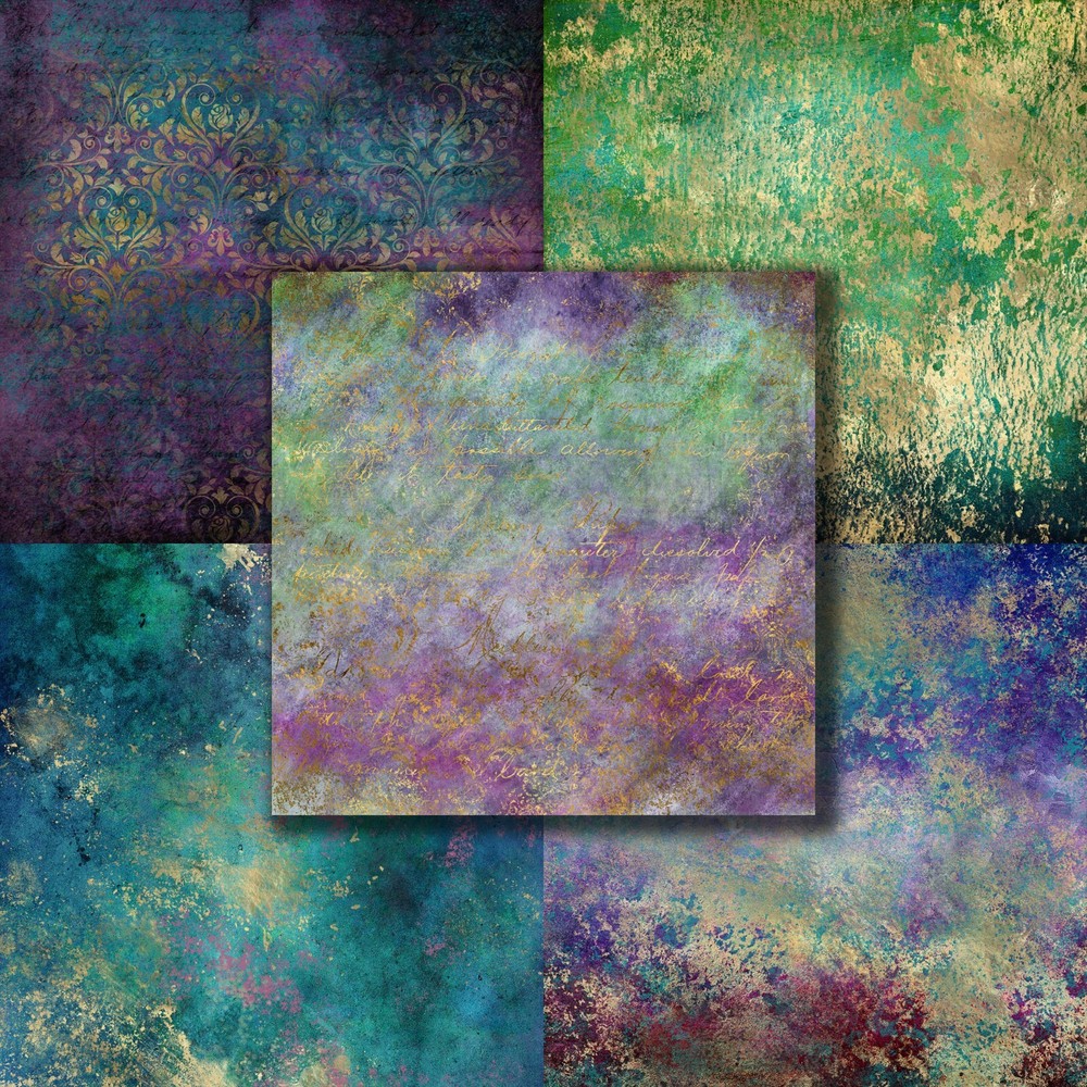 ABSTRACT PEACOCK - Paper Pack