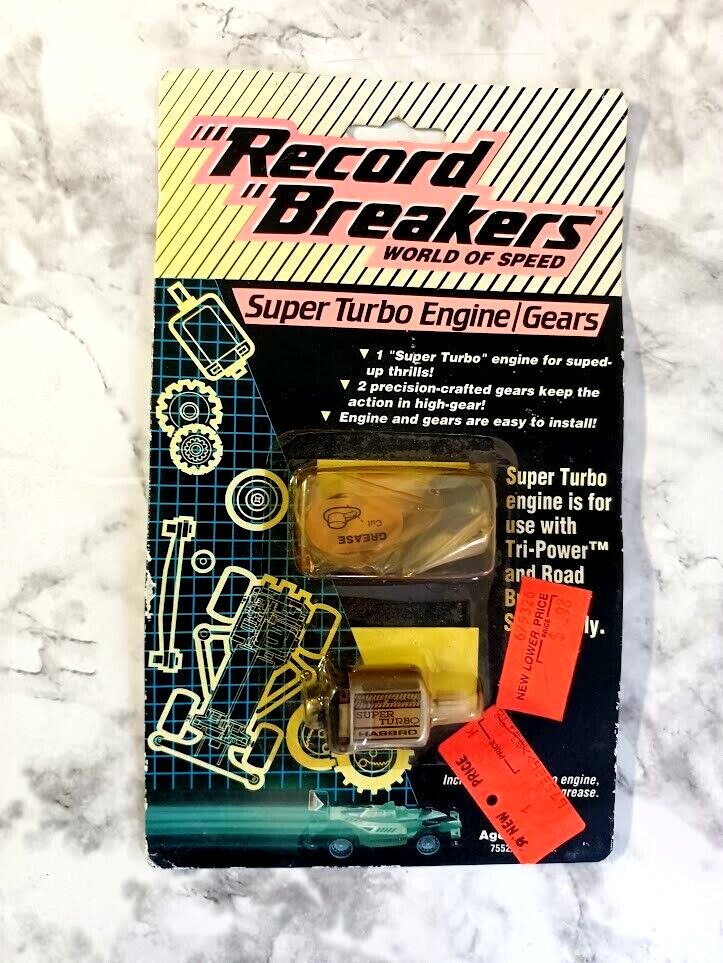 Record Breakers  Super Turbo Engine & Gears Hasbro 1989