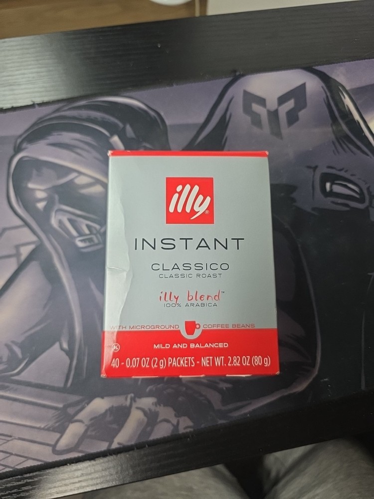 illy Instant Coffee Singles, Classico  Medium 40 Count (Pack of 1)